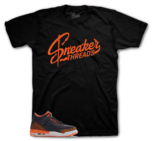 Jordan 3 kumquat sneaker tees