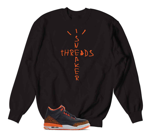 Jordan 3 kumquat sneaker tees