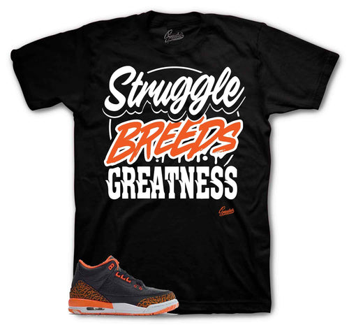 Jordan 3 kumquat shirts