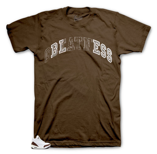 T-shirt made to match Jordan 3 Mocha sneakers | Mocha tee collection for Jordan3 