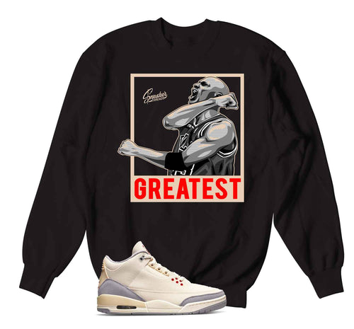 Jordan 3 muslin sneaker sweaters