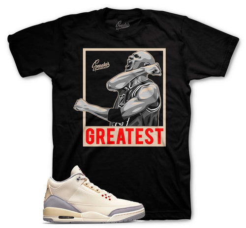 Jordan 3 muslin sneaker tees