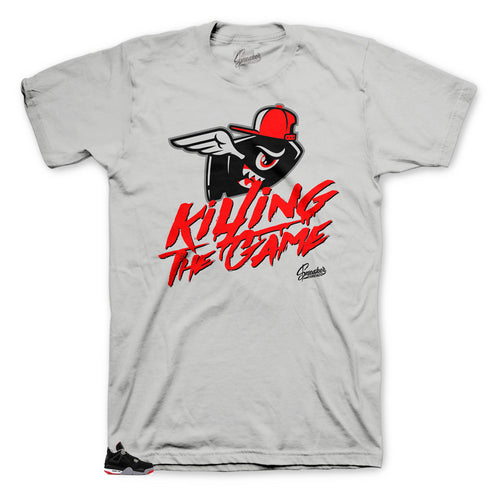 Jordan 4 bred sneaker tees | The best shirts to match shoes.