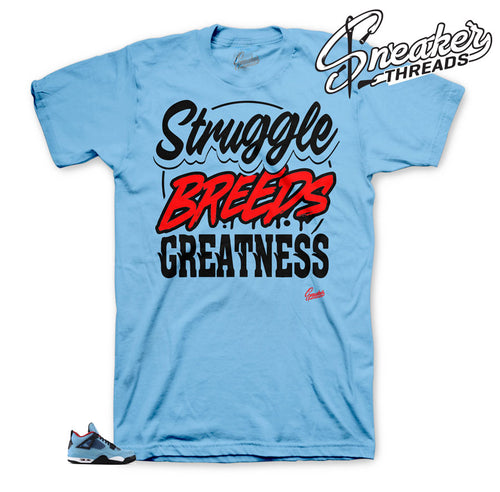 Jordan 4 Cactus Jack Struggle Breeds Shirt