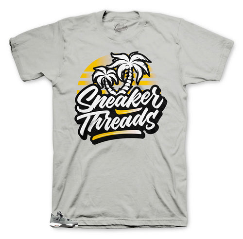 Jordan 4 retro cool grey shoes have matching tees made to match with the Jordan 4 cool grey sneakers