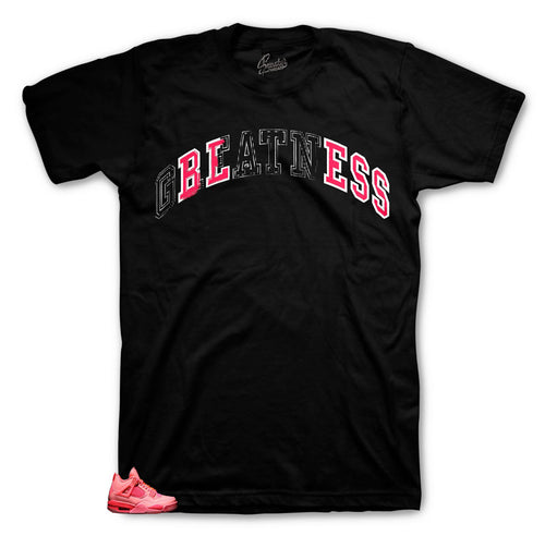 Jordan 4 Hot Punch sneaker matching t shirt designed for Jordan 4 Hot punch sneakers