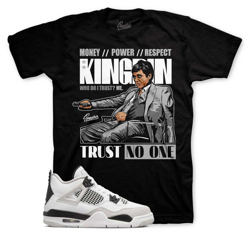 Jordan  4 military black sneaker tees