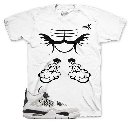 Jordan  4 military black sneaker tees