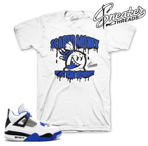 Jordan 4 motorsports shirts match retro 4 shoes.