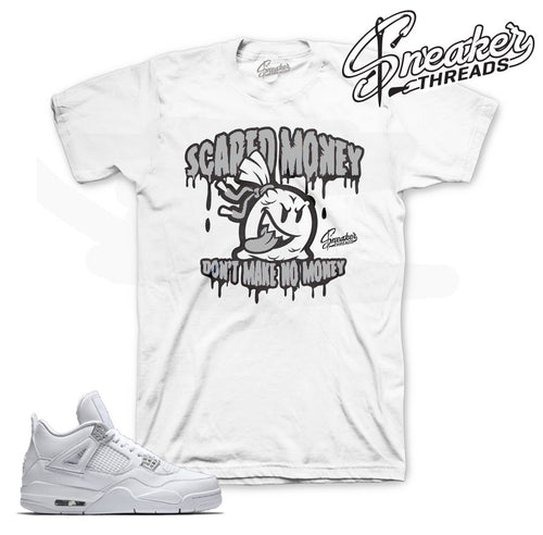 Pure money Jordan 4 tees match shoes pure money.