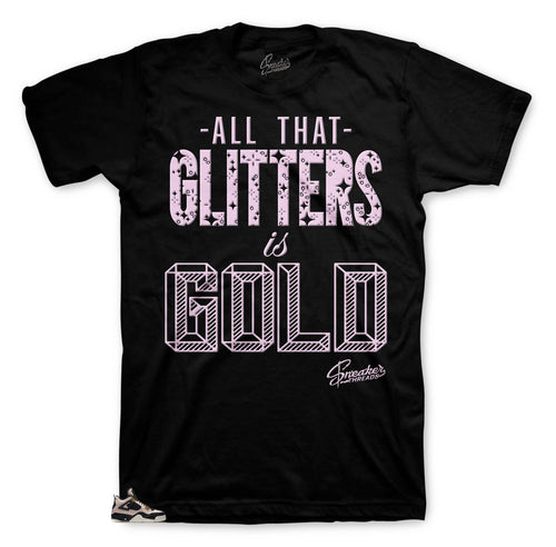 Jordan 4 Silt Red Glittery shirt to match perfect