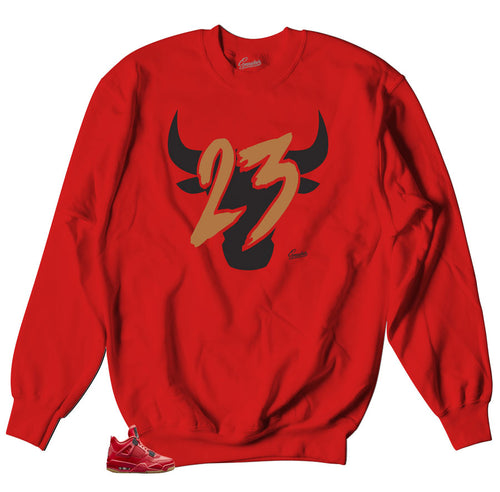 Jordan 4 singles day shoes match sweater | Fired red 4 sweater match sneakers
