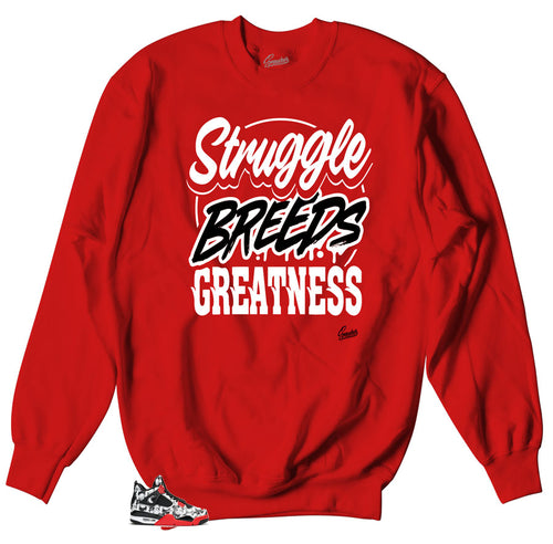 Crewneck sweater collection matching Jordan 4 tattoo sneaker collection 