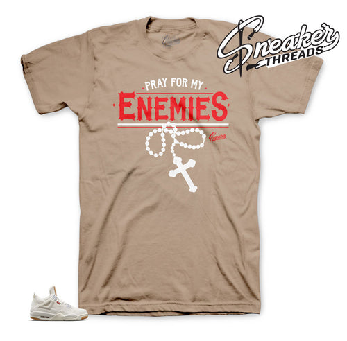 Tan matching shirt for Denim 4's