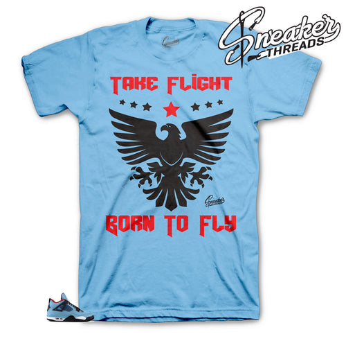 Jordan 4 Cactus Jack Born To Fly Shirt