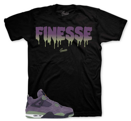Retro 4 Canyon Purple Finesse Shirt