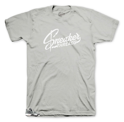 Jordan 4 retro cool grey sneakers have matching t shirt collections that are made to match the Jordan cool grey