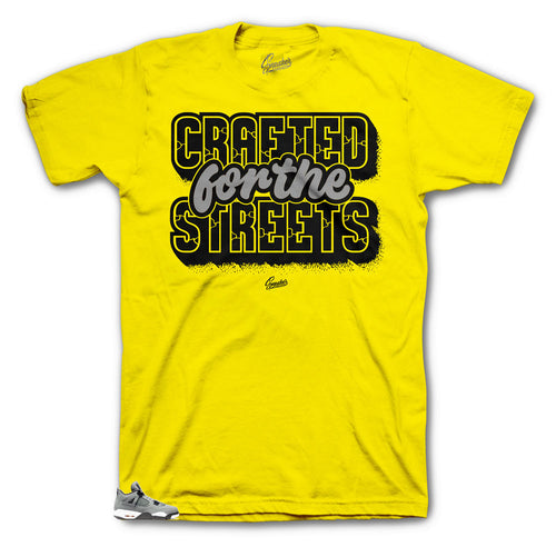 Retro Jordan 4 Cool Greys have matching tees created to match the Jordan cool grey sneakers