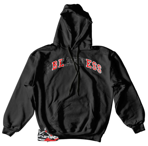 Retro 4 Tattoo Stitched Hoody