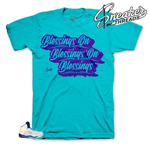 Jordan 5 Grape Bel Air Blessings shirt