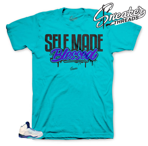 Jordan 5 Grape bel air Self Made shirt
