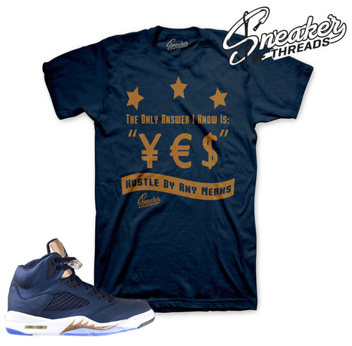 Shirts match Jordan 5 bronze obsidian retro 5 bronze outfit tee.