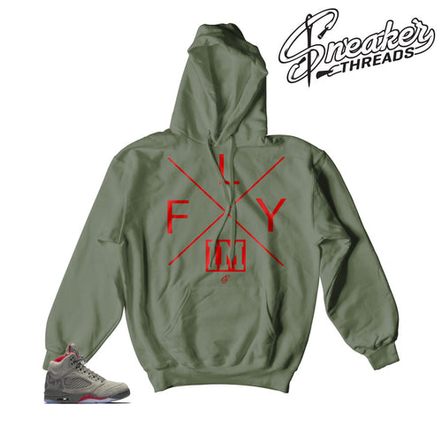 Jordan 5 camo take flight hoodies match retro 5 hoody.