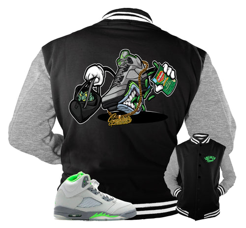 Jordan 5 green bean jacket