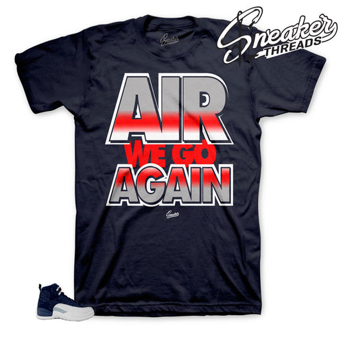 Sneaker tees match Jordan 12 international flight tokyo japan retro 12