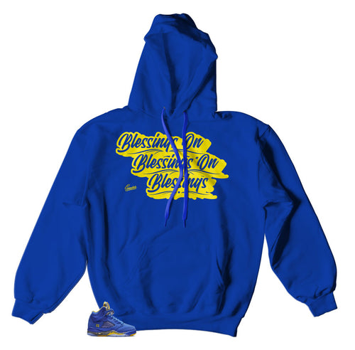 Hoody to match Jordan 5 reverse Laney sneaker collection