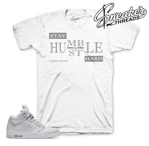 Retro 5 Platinum Stay Humble Shirt