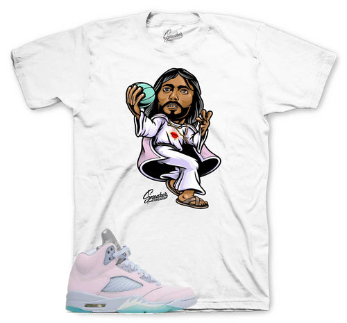 Jordan 5 Regal Pink Easter Sneaker Tees