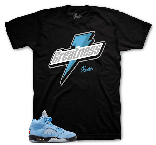 Retro 5 University Blue Greatness Shirt