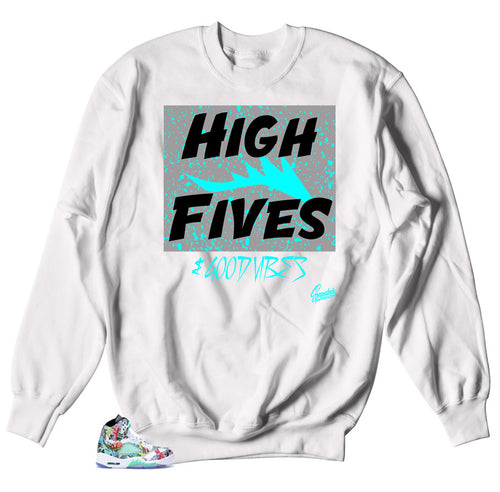 Jordan 5 Good vibes sweater