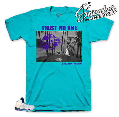 Jordan 5 Grape Bel Air Scarface shirt to match perfect