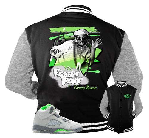Jordan 5 green bean jacket