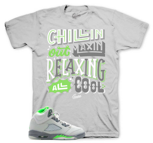 jordan 5 green bean sneaker tees