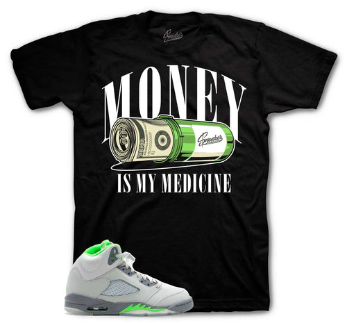 jordan 5 green bean sneaker tees