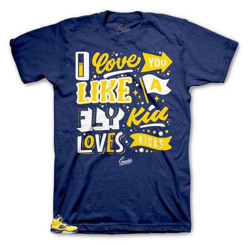 Sneaker Jordan 5 Michigan Collection has matching shirts designed match Jordan 5