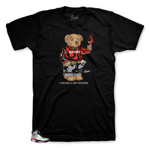 Jordan 6 Reflective Cheers Bear shirt collection to match fit