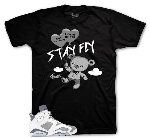 Retro 6 Cool Grey Money Over Love Shirt