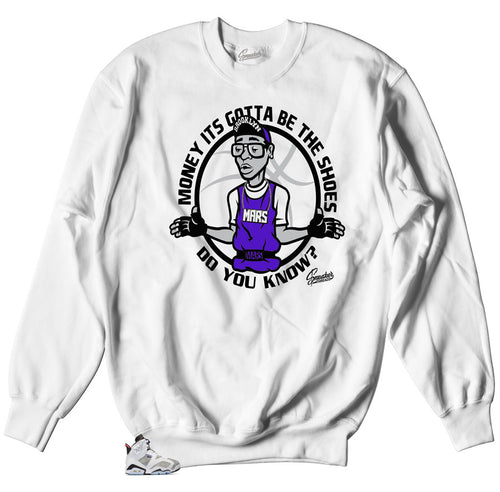 Jordan 6 Flint Concord sneakers matching sweater crewneck  made for Jordan 6  Flint Concord Sneakers