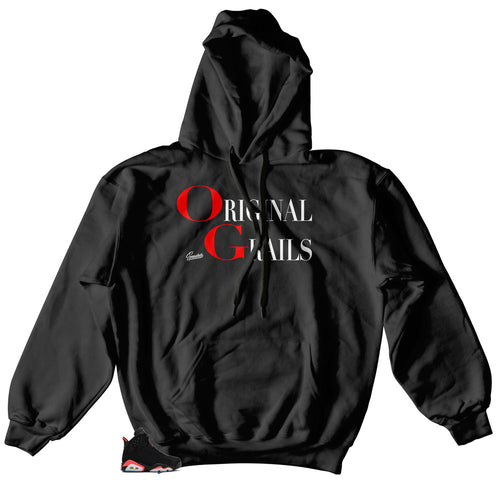 Jordan 6 infrared sneaker hoodies | The best infrared hoody match