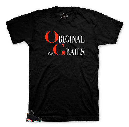 Jordan 6 infrared sneaker tees | The best infrared red shirts match
