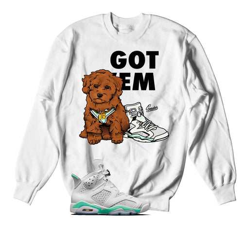 Jordan 6 mint foam sneaker tees