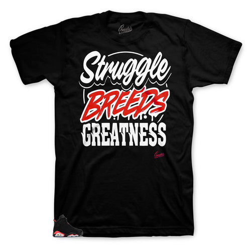 Sneaker Jordan 6s Infrared matches shirt collection to match Jordan infrared 6s