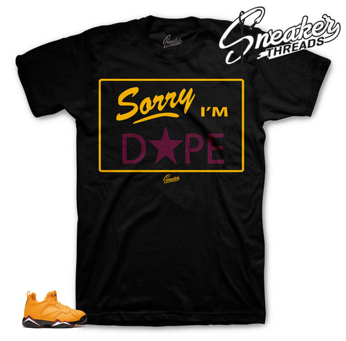 Jordan 7 Taxi Sorry shirt
