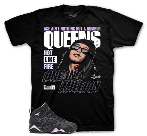 Retro 7 Barely Grape Queens Shirt
