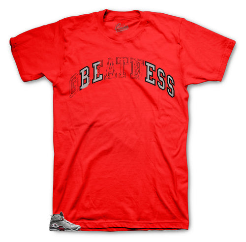 3m Reflective retro sneaker Jordan 8s match tee created to match the Jordan 8 3m reflective sneaker