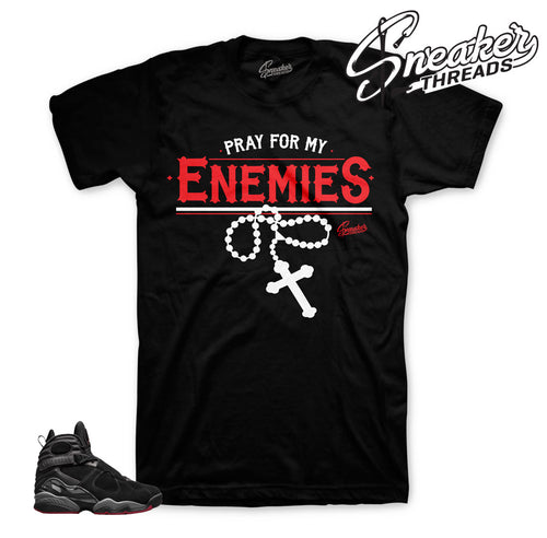 Bred jordan 8 clothing | Sneaker match shirts and tees.